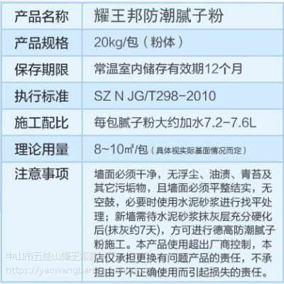 地下室内墙是否需要耐水腻子地下车库用腻子粉价格　中山腻子价格