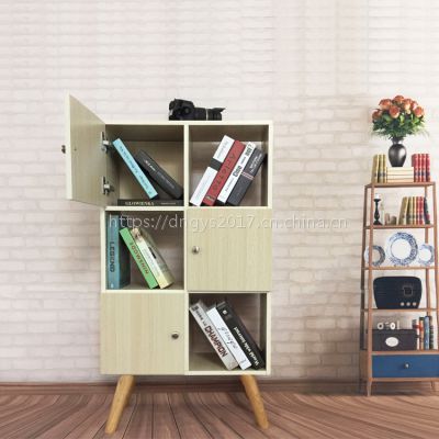 创意书架书柜自由组合学生简约现代书橱客厅置物落地儿童书柜可定制来样加工