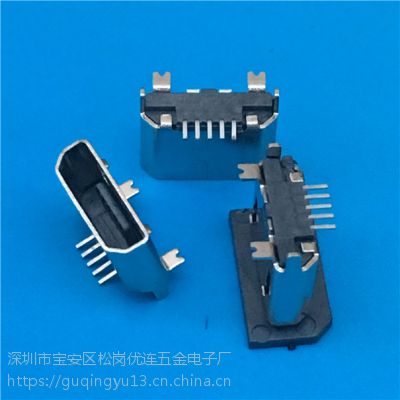 MICRO BʽUSB 180ʽƬĸ 5PIN  ֱ߾