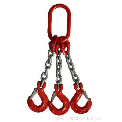 神州SW203 链条型号尺寸对照表 专业生产不锈钢链条 组合吊索具