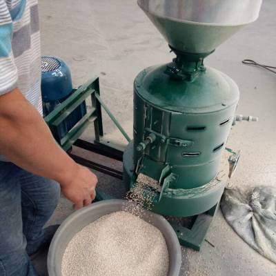 圣鲁小型稻谷脱皮碾米机 赤峰家用电打米机