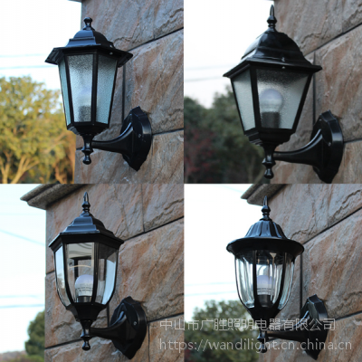 广东中山广胜供应欧式风格壁灯led外墙灯防水外墙灯价格 中国供应商