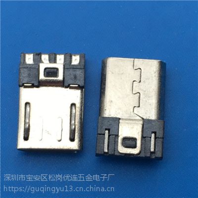 USB 2.0MICRO ʽ4P ͷL=10.5 *** е·5P ڽ PCB-