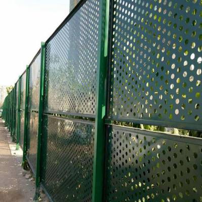 东莞新型冲孔版护栏 珠海安装简单冲孔板厂家 施工防护板