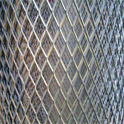 菱形防护网 钢板网片 镀锌钢板网