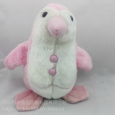 毛绒玩具厂家 定制短毛绒小企鹅 儿童玩具卡通公仔娃娃