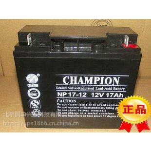 NP100-12,12V100AH***CHAMPION阀控式铅酸蓄电池