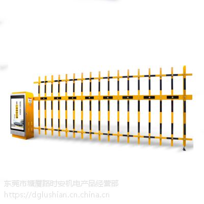 供应东莞高强度6.4米超长栅栏杆道闸安装