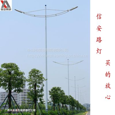 中山信安照明厂家直销A字臂路灯5米6米8米