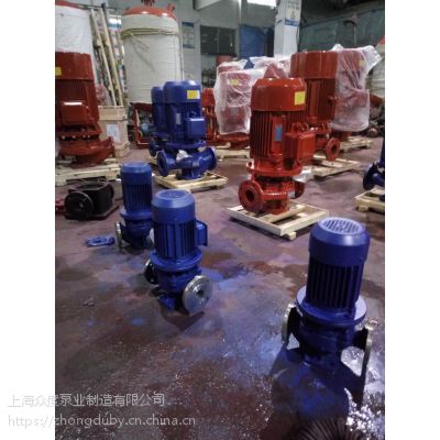 投标管道离心泵 IRG80-100 3kw SLS管道离心泵 山西忻州众度泵业