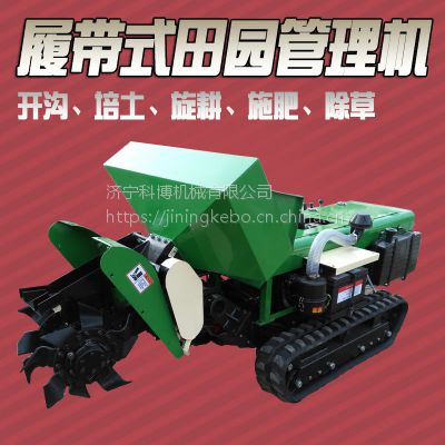 履带自走式安耕机 供应小型多功能履带式微耕机科博机械