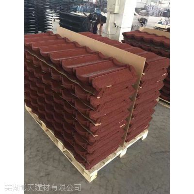 青海彩石金属屋面蛭石瓦厂家防火防水防腐博天镀铝锌