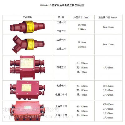 通讯电缆连接器分线盒（4通5对） 型号:210598 库号：：M210598