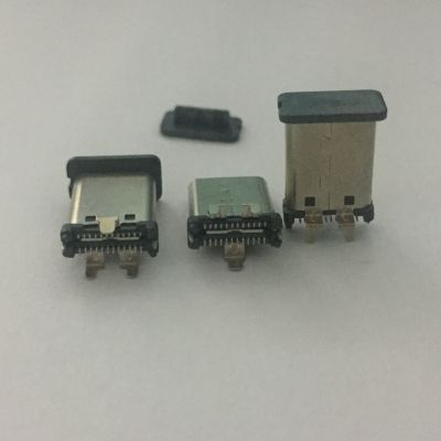 厂家直销USB连接器 Type-c3.1直立式公头24P双SMT三只脚