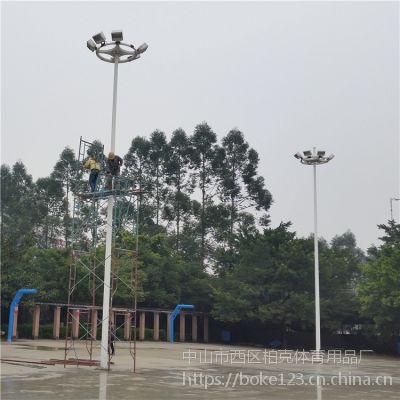 厂家直销灯杆 佛山6米LED户外球场 篮球场太阳能 A字单臂 路灯灯杆