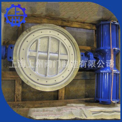 厂家生产销售上海上州 衬氟法兰蝶阀 涡轮伸缩蝶阀