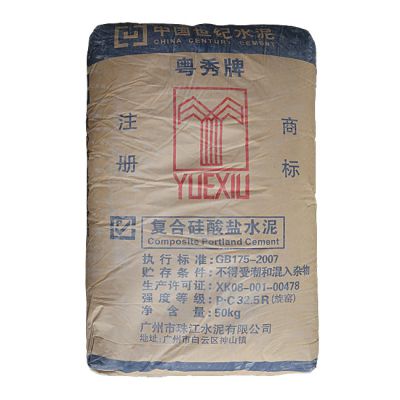 粤秀水泥 复合硅酸盐P.C 32.5R 广州粤秀牌水泥