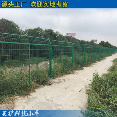江门水利建筑防护栏 绿色铁丝框架防护网 茂名铁路框架围栏价格