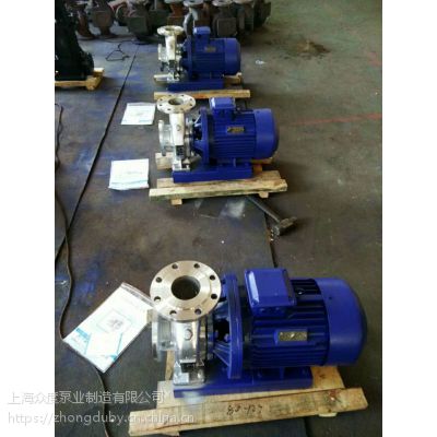 isw卧式管道泵 SLW80-100IA 流量89M3/H 扬程10M 铸铁 广东梅州众度泵业