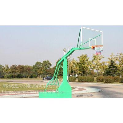 阜南销售移动式篮球架 高度3.05米 铸铁篮球架 广场休闲式 仿液压球架销售价格地址