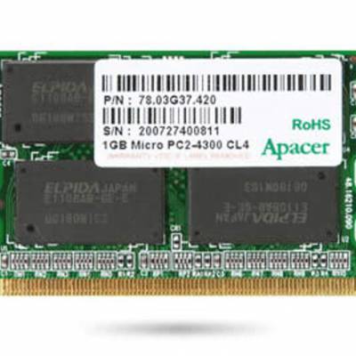 深圳市祥天致汇-Apacer工业级笔记本内存条Micro DIMM DDR2 DDR2-800