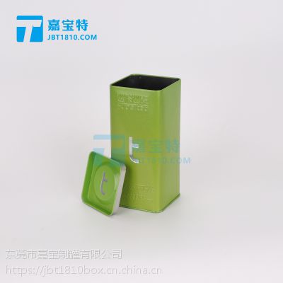 新款方形茶叶包装马口铁罐多款私人定做铁盒50克红茶绿茶通用包装铁罐