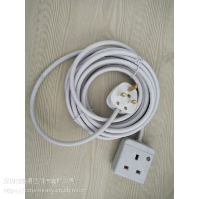 One way BS power socket with light