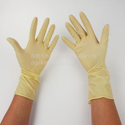广东东莞乳胶手套生产厂家 食品级一次性乳胶手套