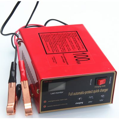 供应山久全英文款外贸汽车电瓶充电器12v24v6a 60ah充电机 价格 厂家 中国供应商