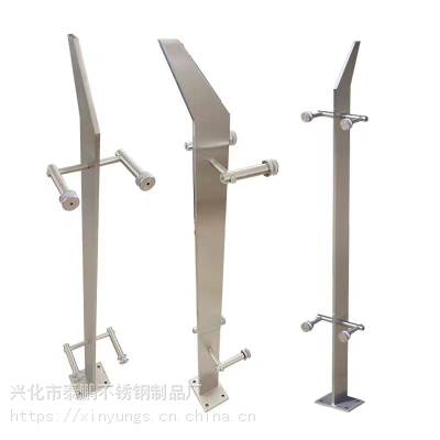 泰鹏 不锈钢立柱 精品304工程立柱 旋转楼梯栏杆立柱支持来图加工