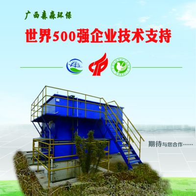 广西生活污水处理厂家现货MBR一体化污水处理设备 森淼环保包出水达标