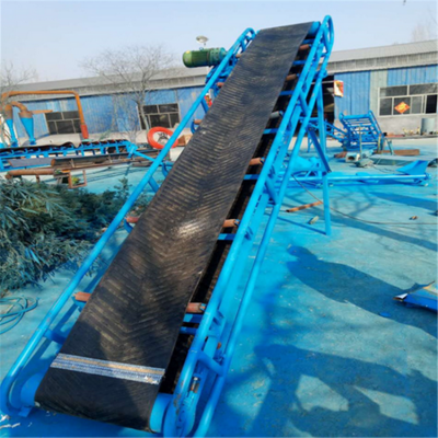 通用式皮带输送机生产 兴亚沙场粉料防滑带式输送机