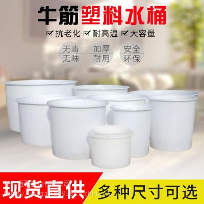 塑料圆桶50-1500L加厚PE水箱水塔食品级大白桶搅拌酿酒发酵腌菜桶