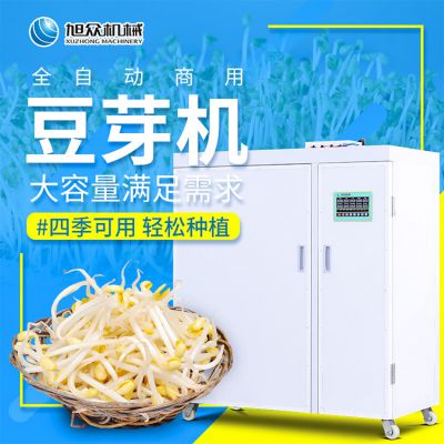 江西新款自动淋水控温绿豆芽机 旭众商用16箱节能箱式豆芽机