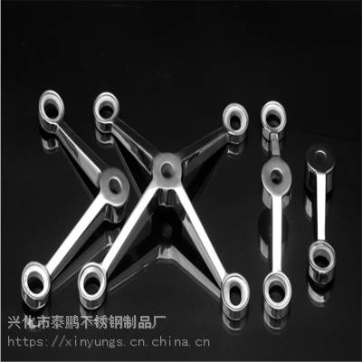 泰鹏 304不锈钢玻璃幕墙驳接爪 不锈钢雨棚抓手加工