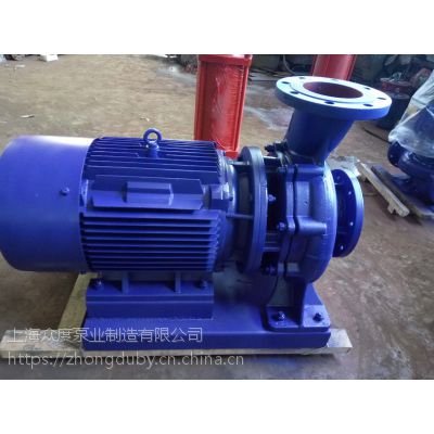 供应园林濆灌ISW离心泵 ISW100-160A 扬程28M 11KW 河北望都县众度泵业