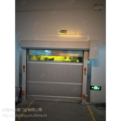 兴德透明快速门 透视效果好 安全牢固