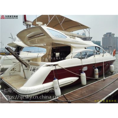 上海租游艇 Azimut47 阿兹慕租赁 聚会商务洽谈 游艇Party租赁