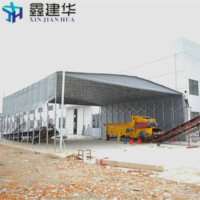 蚌埠怀远推拉活动移动铁架棚篷布厚实
