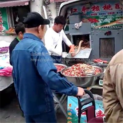 绥化夜市4缸48马力大枣绿豆麻花机 自动喂料休闲食品膨化机 静音