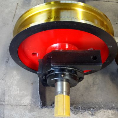 ***起重机行走轮 600x150被动车轮价格 天车行车轮 亚重