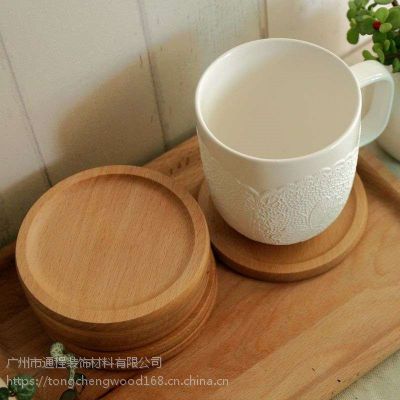 杯垫 隔热垫 餐桌垫家居厨房隔热木垫 竹木杯垫订制