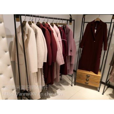 ulzlfan慧之芳17纯冬装大衣,品牌羊剪绒双面呢大衣羊绒大衣批发