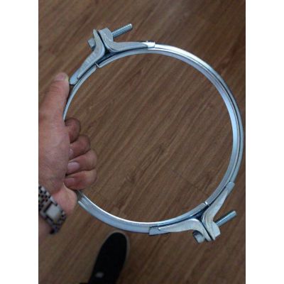 风管法兰连接简单的连接方法抱箍快速法兰装置用法说明