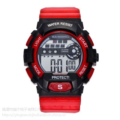 厂家直销儿童手表多功能七彩光防水时尚学生电子手表