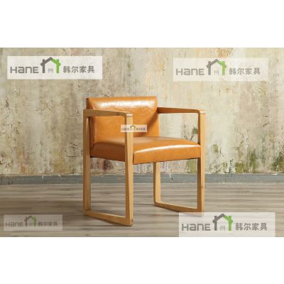 韩尔实木品牌家具 上海JP-01日式餐厅桌椅 日式料理店榉木桌子椅子定制