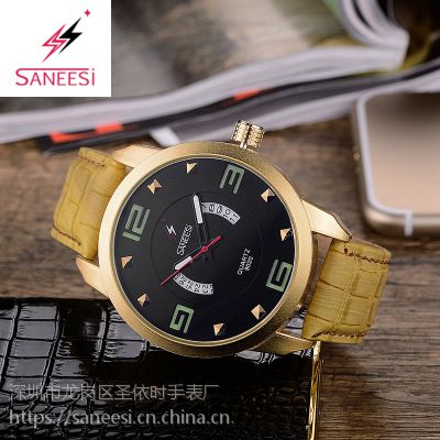 ʥʱʿʯӢóֱ saneesi man watchs quartz watch