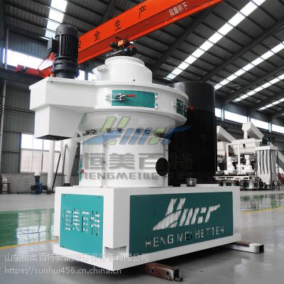 新型生物质燃料制粒机 免打黄油木屑颗粒机 恒美百特时产2吨
