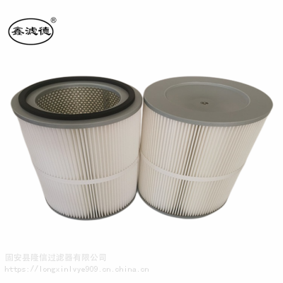 320*660 350*660PTFE覆膜除尘滤筒 打磨工作台除尘滤筒 工业滤芯