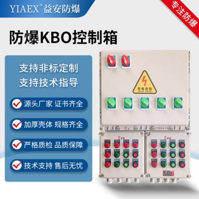 防爆KBO控制配电箱 铸铝材质复合型结构真空泵运行箱